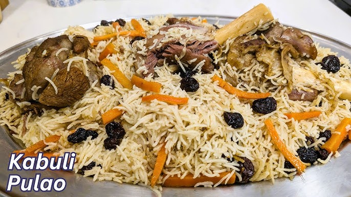 Afghani Kabuli Pulao Recipe–With Tender Meat and Sweet Carrots
