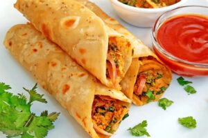 Chicken Tikka Paratha Roll – Pakistani Street Food Favorite