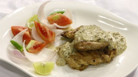 Heavenly Tarragon Chicken Steak (Pakistani Fusion Style)