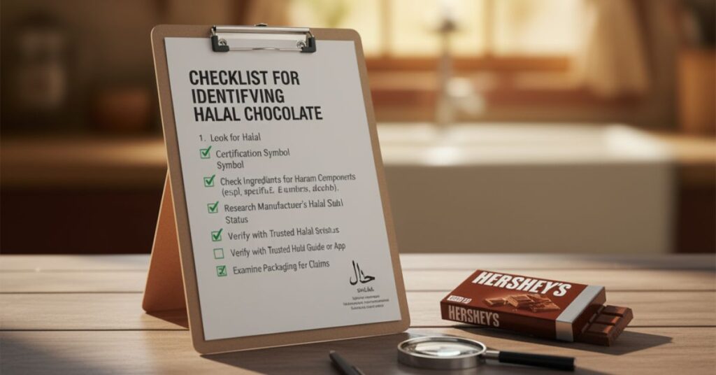 Checklist for Identifying Halal Chocolate
