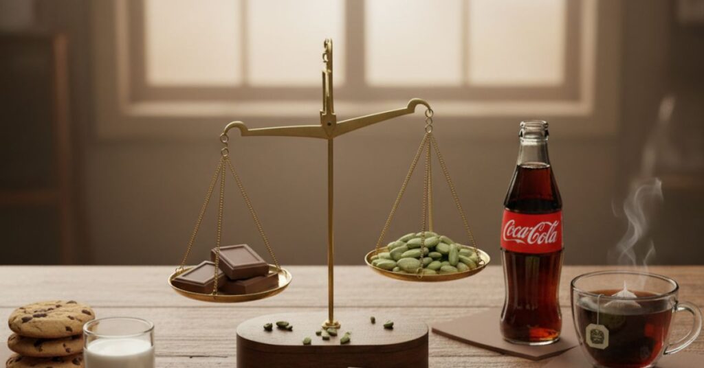 Caffeine in Milk Chocolate vs Other Everyday Snacks