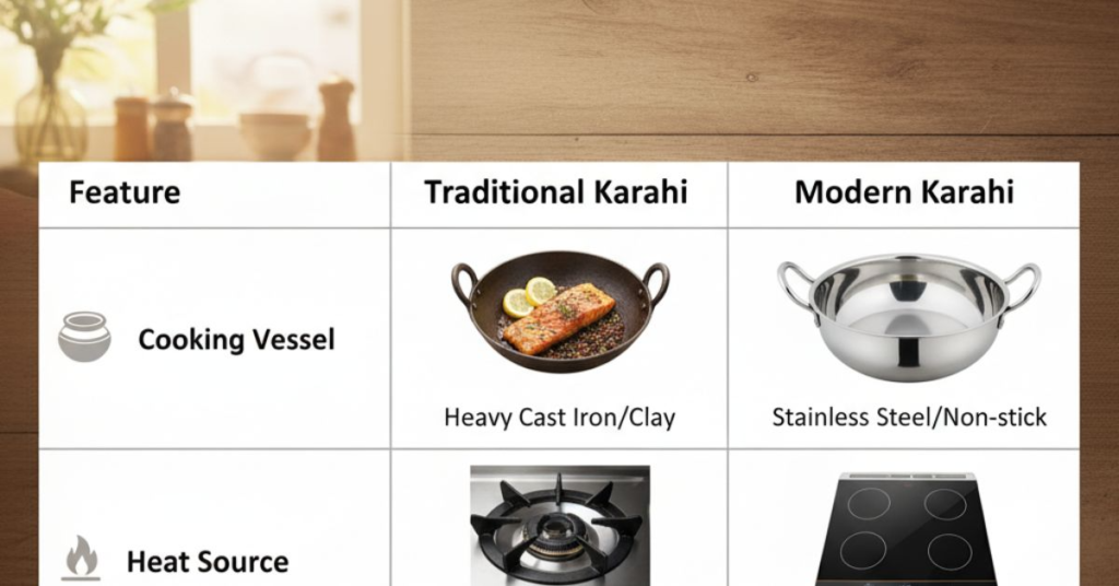 Karahi Style Comparison Table
