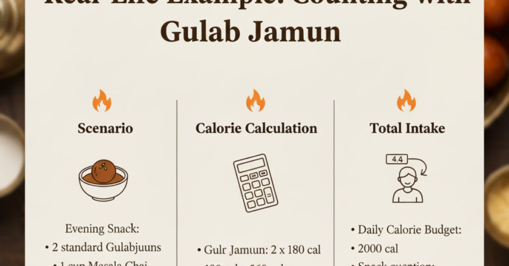 Real-Life Example Counting Calories with Gulab Jamun