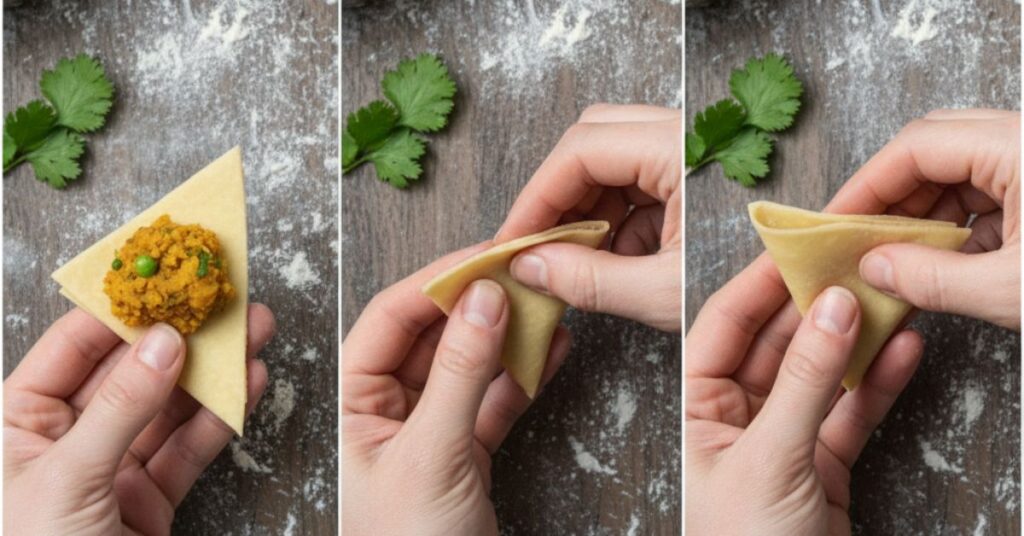 How to Fold Samosa Patti