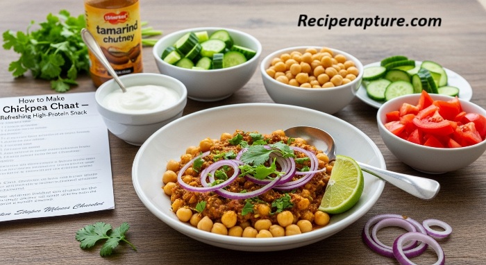 How to Make Chickpea Chaat – Refreshing High-Protein Snack