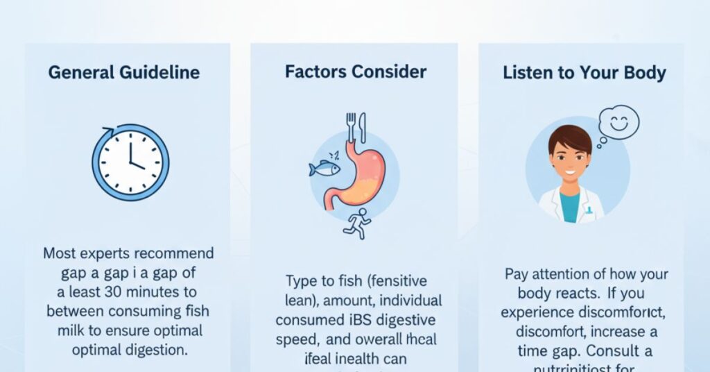 Safe Time Gap Between Fish and Milk