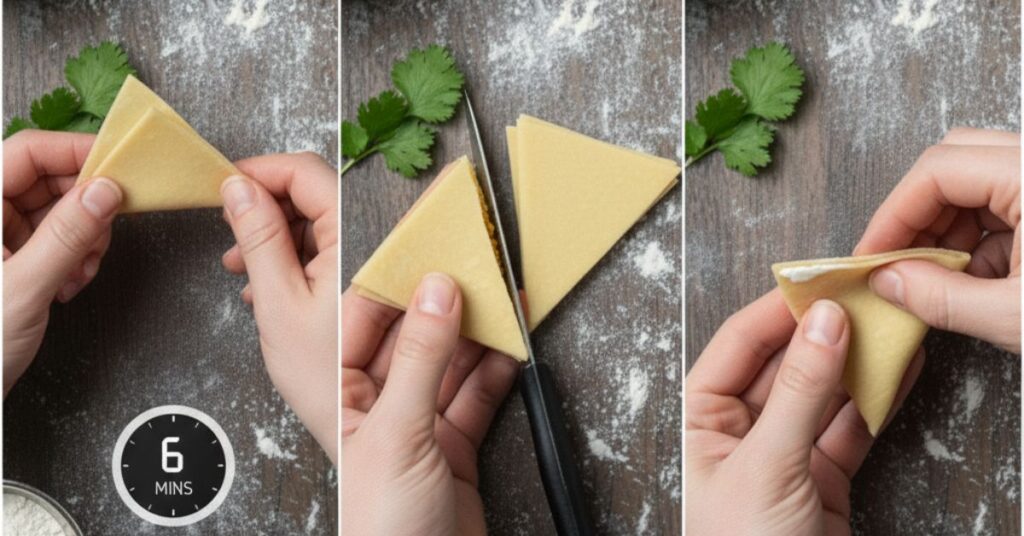 Prepping the Samosa Patti