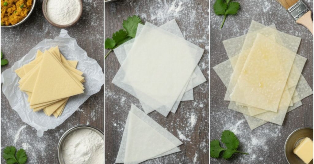 Different Types of Samosa Patti Available