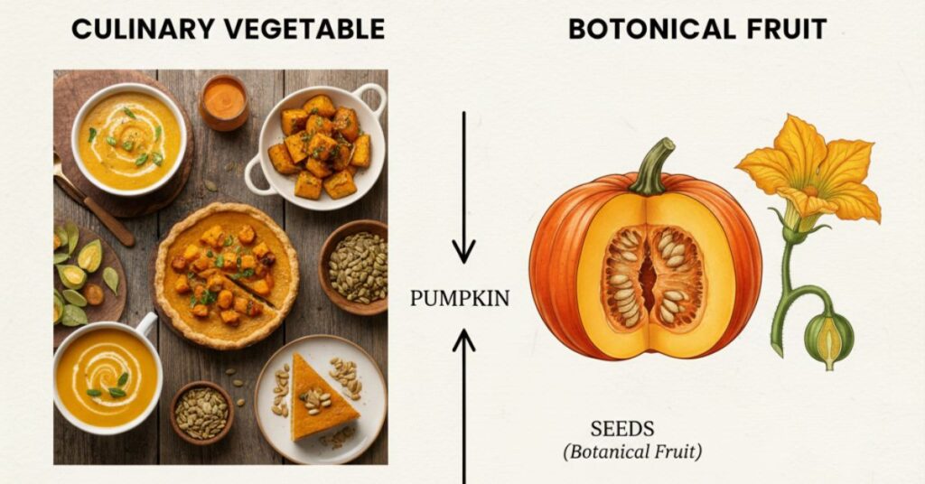 Culinary and Botanical Traits of Pumpkin