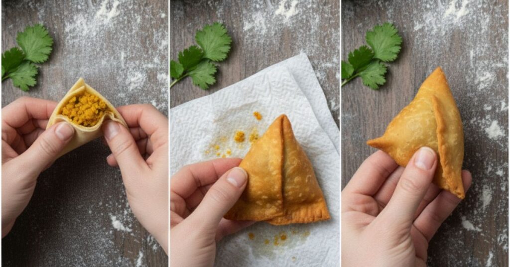 Common Mistakes When Folding Samosa Patti