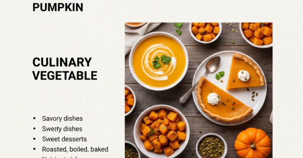 Culinary Classification of Pumpkin