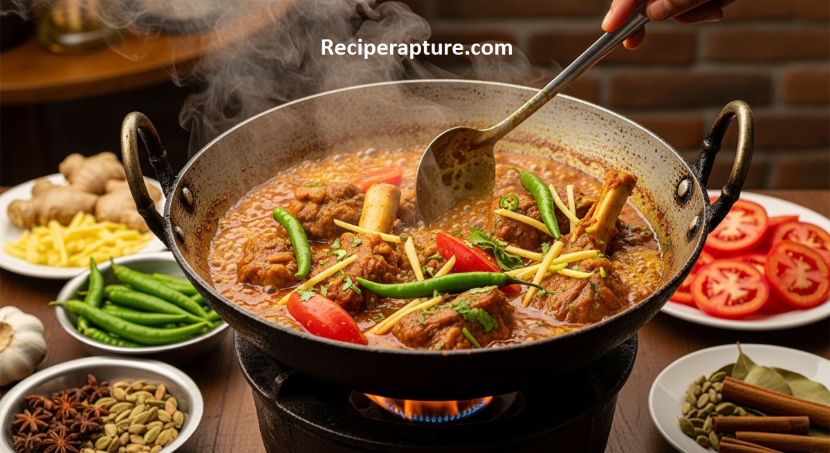 Lahori Mutton Karahi Recipe | Spicy & Flavorful