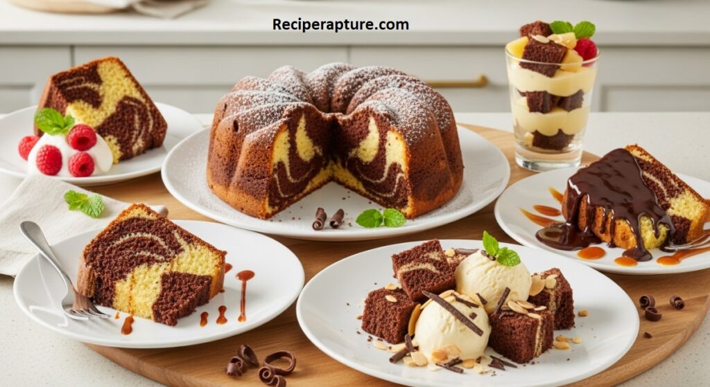 Marble Cake – Soft & Swirled Delight
