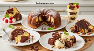 Marble Cake – Soft & Swirled Delight