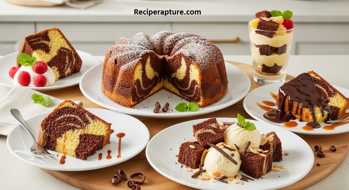 Marble Cake – Soft & Swirled Delight