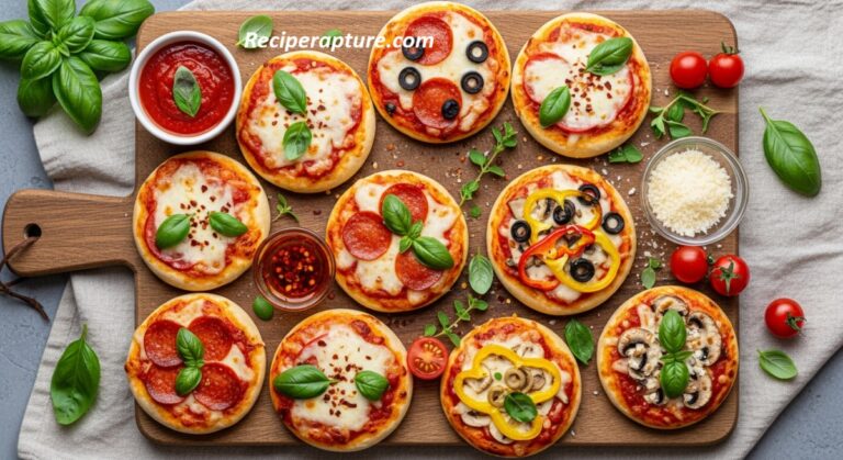 Mini Pizza – Bite-Sized Cheesy Snack