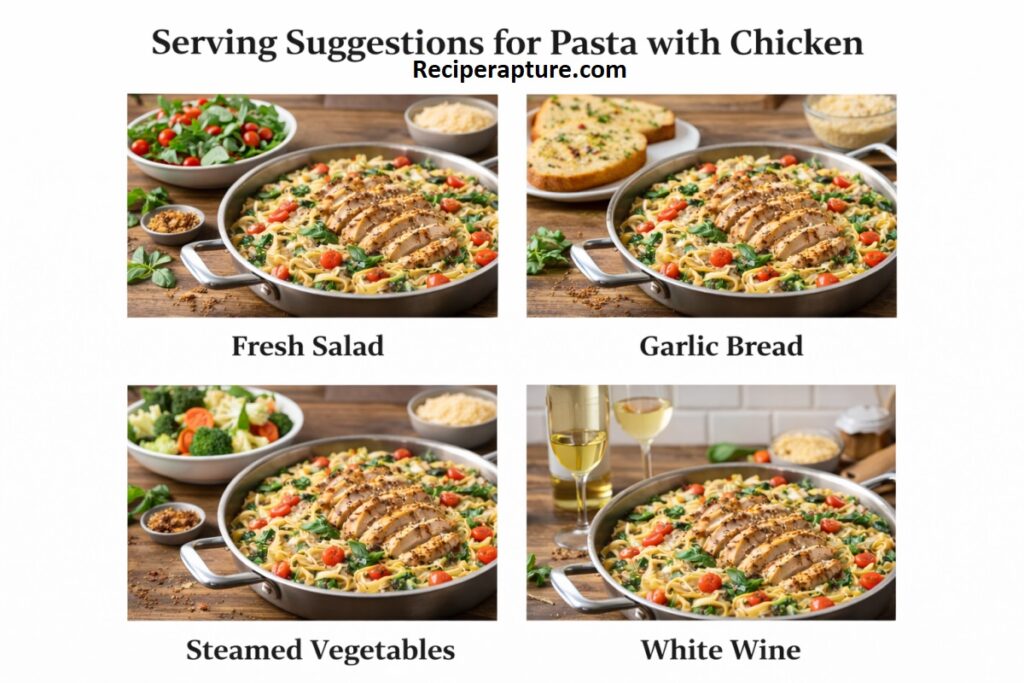 Pasta with Chicken – Creamy & Easy Recipe