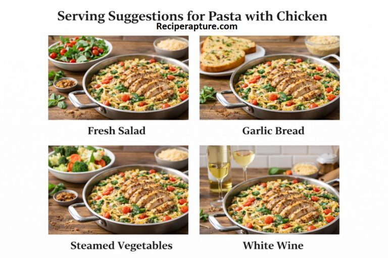Pasta with Chicken – Creamy & Easy Recipe